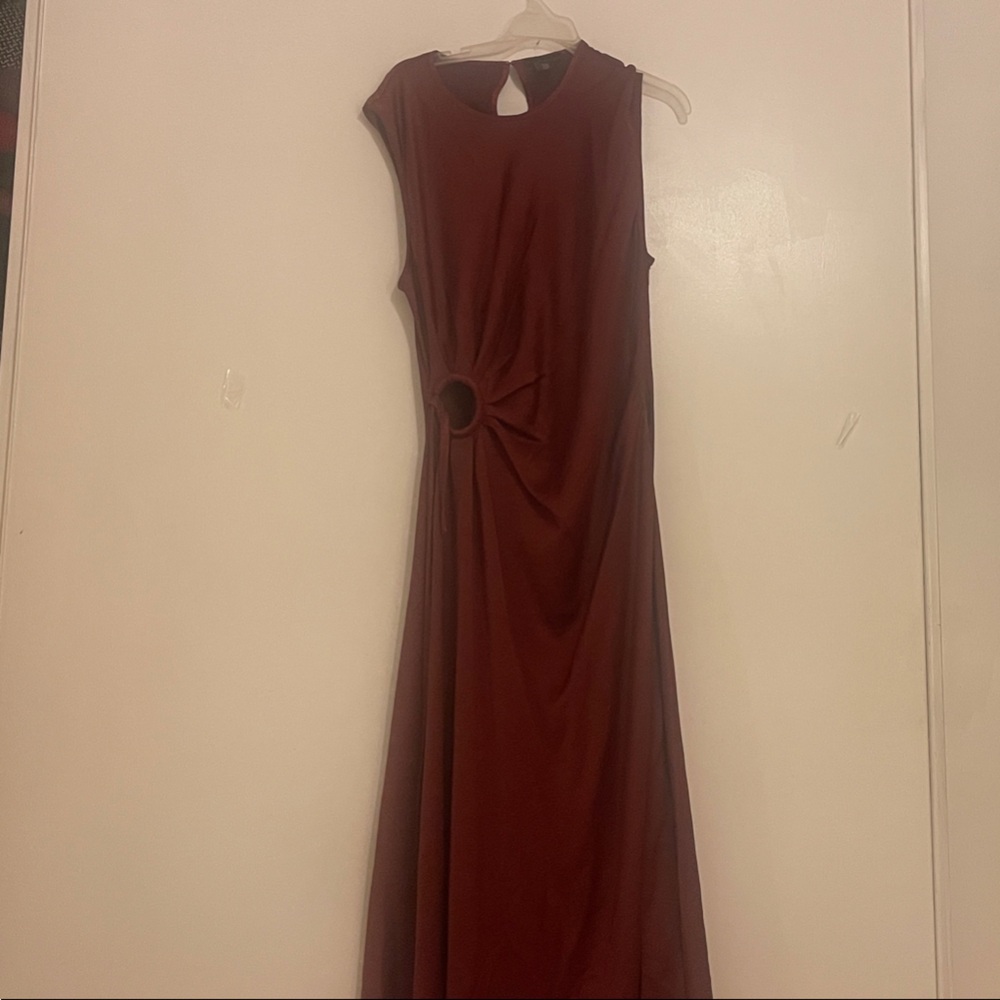 House of Harlow 1960 Rich Brown Maxi Dress